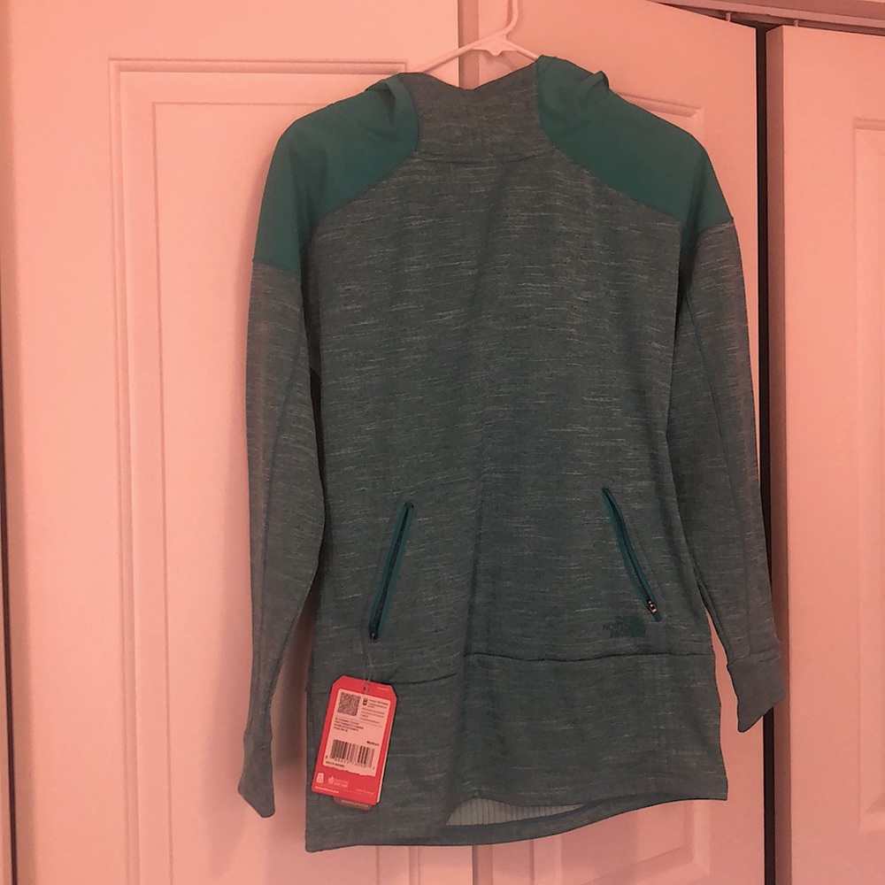 North Face Teal Green Dynamix Hoodie